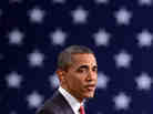 President Barack Obama speaks during a campaign event at the Washington Convention Center in April.