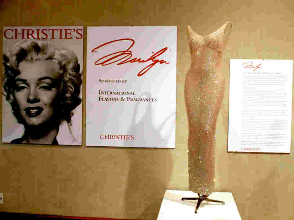 In 1999, Christie's auctioned the dress Monroe wore when she sang "Happy Birthday" to John F. Kennedy for more than $1 million.