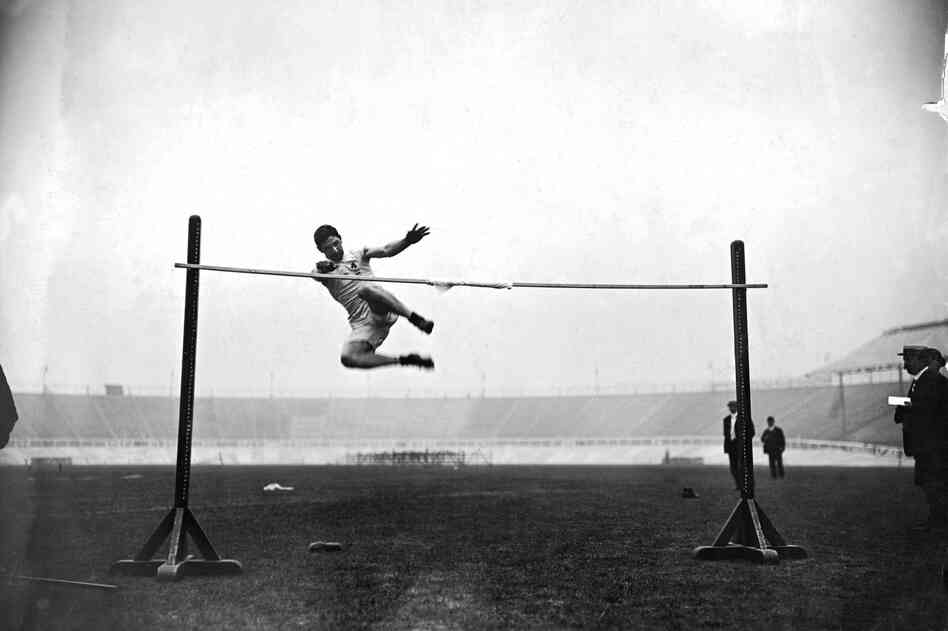 Irish high-jumper Cornelius Leahy won the silver medal with a jump of 1.88 meters.