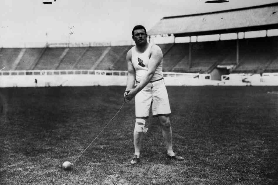Matthew McGrath of the United States was the world record holder in the hammer throw event at the time, but finished second to fellow American John Flanagan. He won the event again at the 1912 Olympics in Stockholm.
