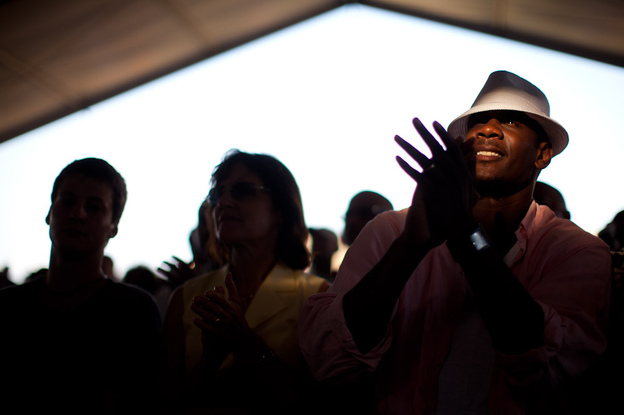 Fans at the 2010 Newport Jazz Festival.