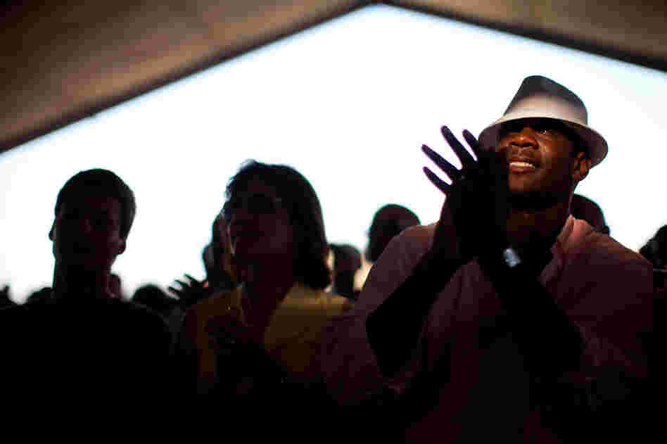 Fans at the 2010 Newport Jazz Festival.