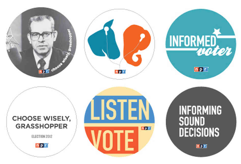 NPR 2012 Election Buttons NPR 2012 Election Buttons