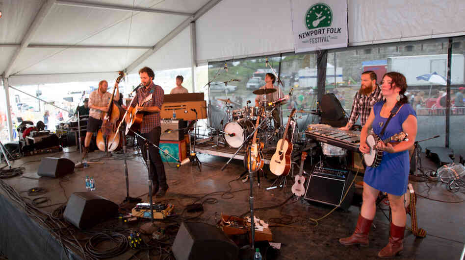 Blind Pilot performs at the 2012 Newport Folk Festival. Blind Pilot performs at the 2012 Newport Folk Festival.