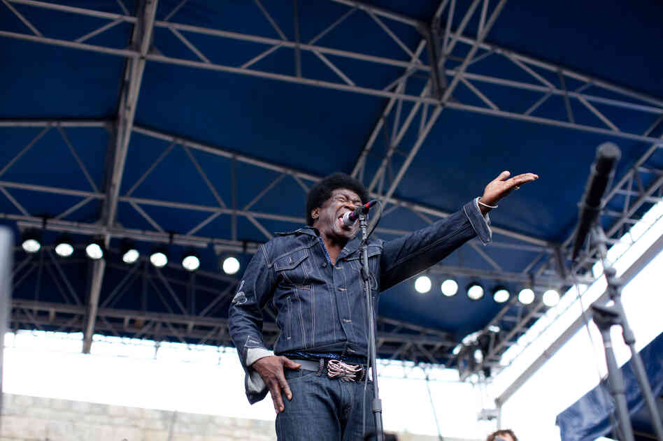 Charles Bradley once made his living as a James Brown impersonator, which no doubt aided in his positively energetic live show that featured a couple wardrobe changes (gold jacket not pictured) and so much dancing. 