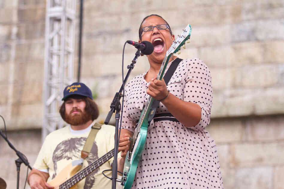 At Newport, Alabama Shakes' music reached ecstatic, rafter-shaking heights with singer Brittany Howard dominating the proceedings.