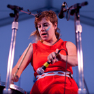 tUnE-yArDs performs on the Harbor Stage at the Newport Folk Festival. tUnE-yArDs performs on the Harbor Stage at the Newport Folk Festival.