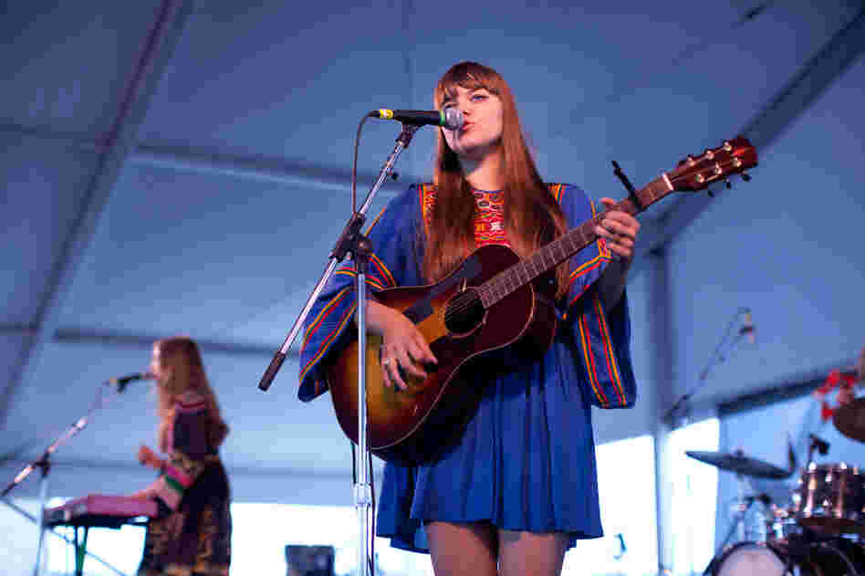 The Swedish sister act in First Aid Kit mixed wearily winsome mountain music with a welcome sunny side.
