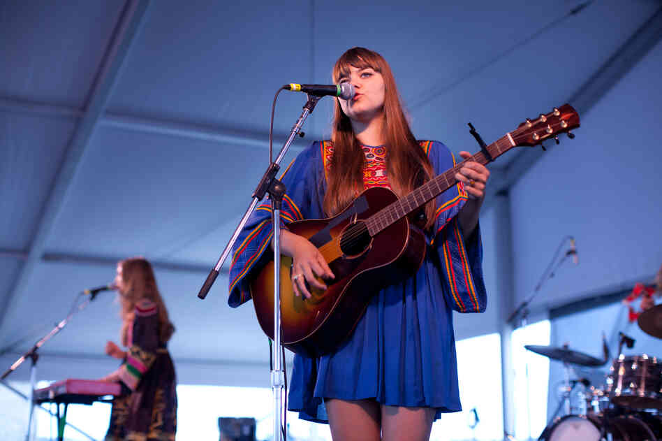 The Swedish sister act in First Aid Kit mixed wearily winsome mountain music with a welcome sunny side.