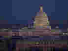 WASHINGTON, DC - FEBRUARY 7: In this handout photo provided by NASA, a full Moon lights the sky above the U.S. Capitol early in the evening on February 7, 2012 from Arlington National Cemetery in Washington, DC. Tonight's moon marks the peak of its waxing. WASHINGTON, DC - FEBRUARY 7: In this handout photo provided by NASA, a full Moon lights the sky above the U.S. Capitol early in the evening on February 7, 2012 from Arlington National Cemetery in Washington, DC. Tonight's moon marks the peak of its waxing.