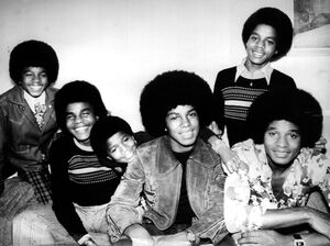 The six brothers who would all get their turn in The Jackson 5.