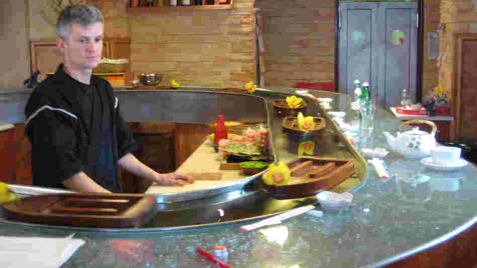 Polish sushi chef Marcin Korzeniewski in Sushi: The Global Catch, a documentary that looks at the environmental repercussions of sushi's increasing worldwide popularity. Polish sushi chef Marcin Korzeniewski in Sushi: The Global Catch, a documentary that looks at the environmental repercussions of sushi's increasing worldwide popularity.