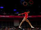 Young Skywalker: Gabby Douglas helped solidify the U.S. women's team grip on gymnastics gold. The Americans beat Russia and Romania. Young Skywalker: Gabby Douglas helped solidify the U.S. women's team grip on gymnastics gold. The Americans beat Russia and Romania.