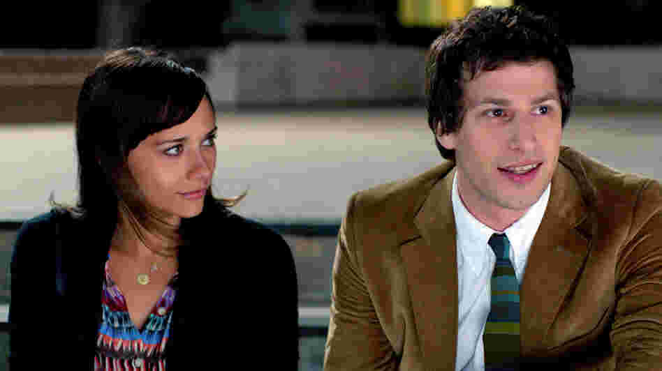 Celeste (Rashida Jones) and Jesse (Andy Samberg) are a separated couple who continue to hang out like best friends in Celeste and Jesse Forever. Jones also co-wrote the film. Celeste (Rashida Jones) and Jesse (Andy Samberg) are a separated couple who continue to hang out like best friends in Celeste and Jesse Forever. Jones also co-wrote the film.