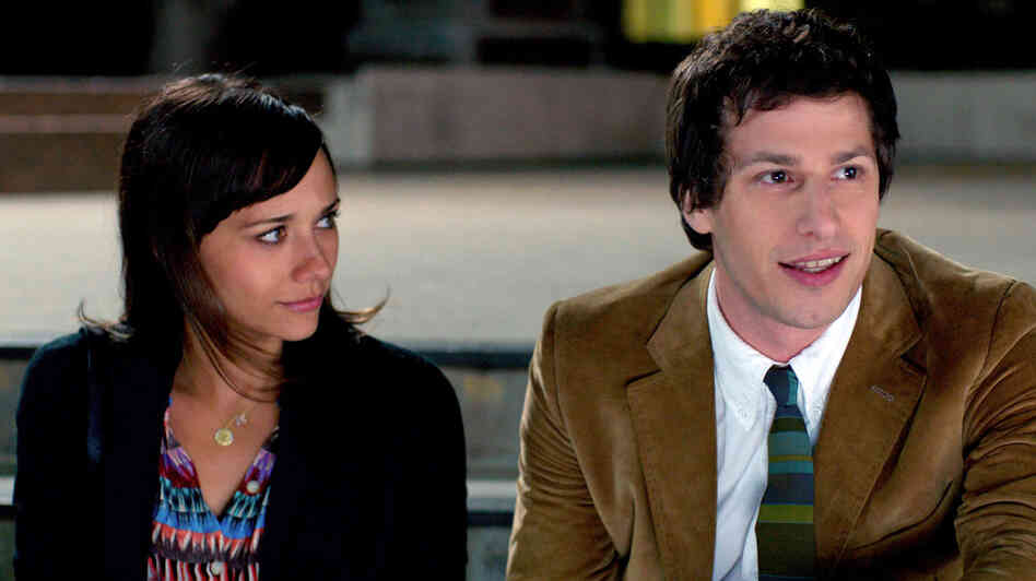 Celeste (Rashida Jones) and Jesse (Andy Samberg) are a separated couple who continue to hang out like best friends in Celeste and Jesse Forever. Jones also co-wrote the film. Celeste (Rashida Jones) and Jesse (Andy Samberg) are a separated couple who continue to hang out like best friends in Celeste and Jesse Forever. Jones also co-wrote the film.