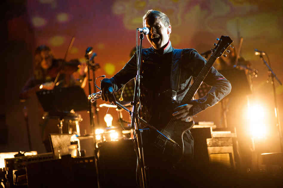 Sigur Ros performs at Celebrate Brooklyn's Prospect Park Bandshell on July 31, 2012.