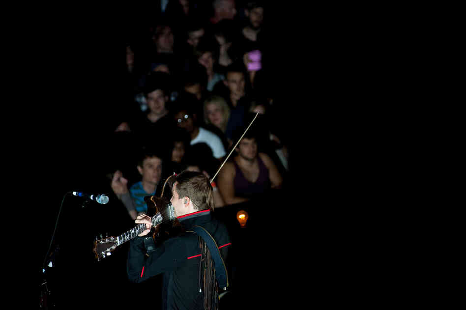 The packed crowd at the Prospect Park Bandshell remained hushed for most of the show.