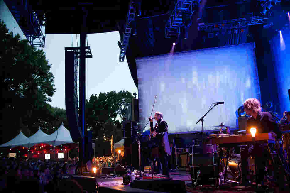 Sigur Ros performed as part of Celebrate Brooklyn, Brooklyn's longest-running free concert series.