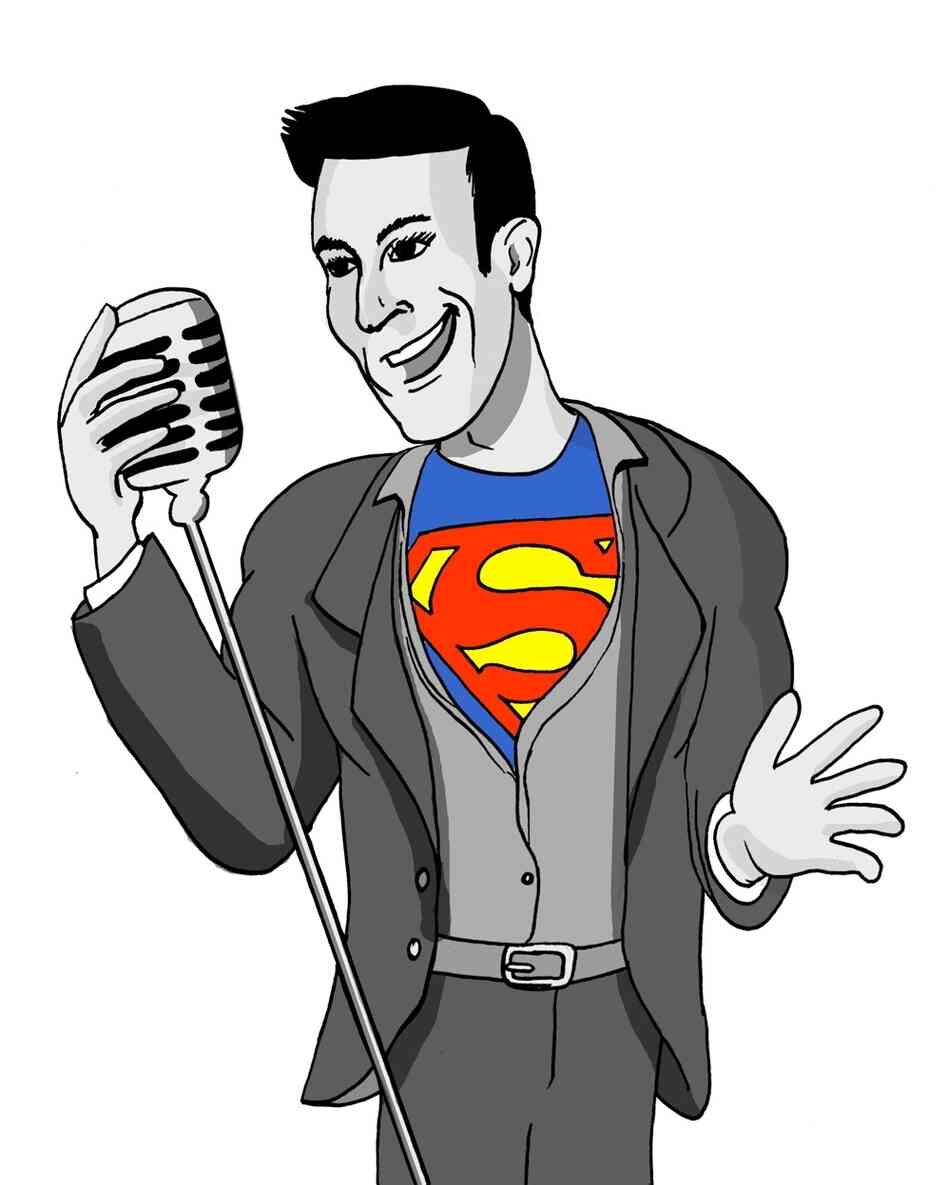 Drawing of NPR's Ari Shapiro inspired by the GQ story, "Desperately Seeking Mitt."