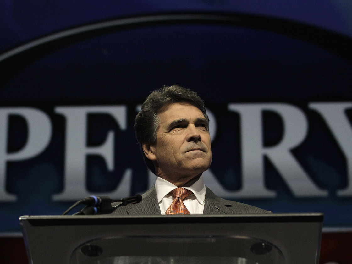 Gov. Rick Perry rules the roost at the Texas Republican Convention in Fort Worth on June 7. But his endorsement of Lt. Gov. David Dewhurst fell flat this week as Tea Party fave Ted Cruz crushed Dewhurst in a GOP runoff for U.S. Senate.