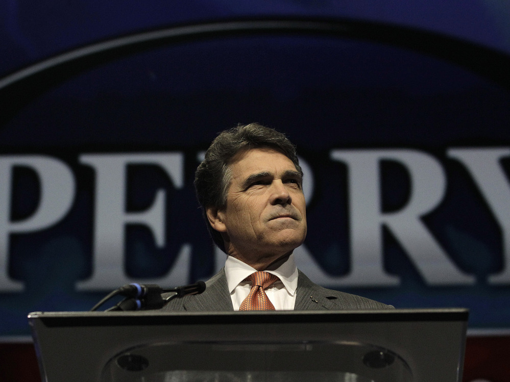 Gov. Rick Perry rules the roost at the Texas Republican Convention in Fort Worth on June 7. But his endorsement of Lt. Gov. David Dewhurst fell flat this week as Tea Party fave Ted Cruz crushed Dewhurst in a GOP runoff for U.S. Senate.
