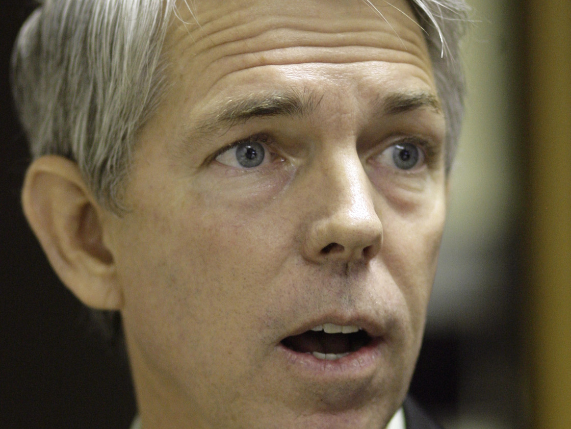 Republican activist David Barton speaks before testifying before the Texas State Board of Education in 2009.