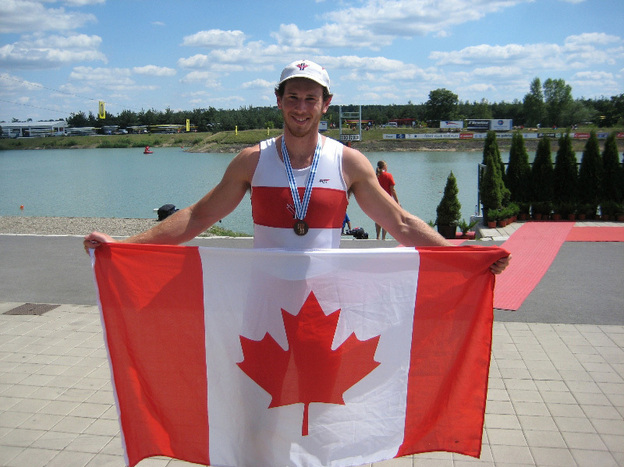 Canadian rower — and classically trained pianist — Michael Braithwaite hopes for gold Wednesday.