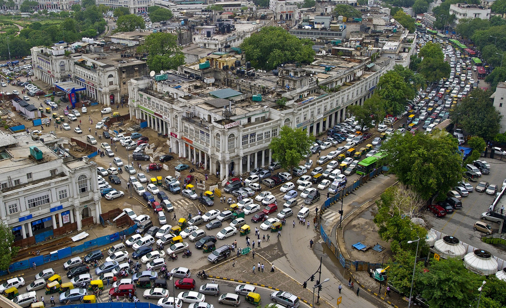 The traffic in New Delhi's Connaught Place was even worse than usual after the power went out Tuesday. But most Indians viewed the blackout as just one more inconvenience rather than a major crisis.