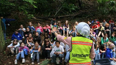 EarthCorps volunteers help restore the Seattle countryside. EarthCorps volunteers help restore the Seattle countryside.