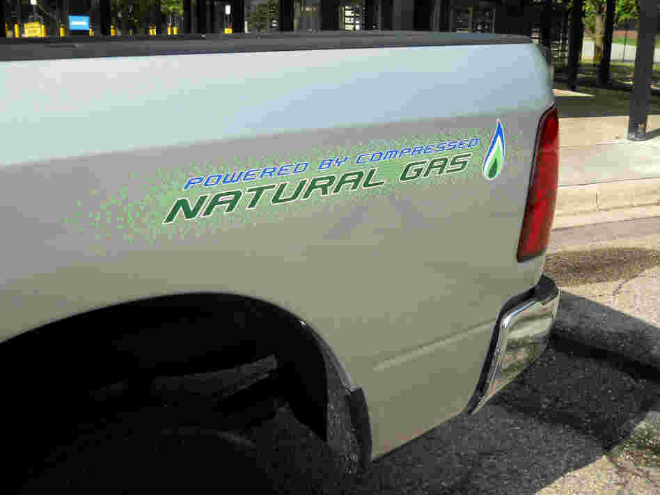 Dodge currently offers a CNG-fueled truck. A group of state governors hope Detroit will soon build CNG sedans, as well.