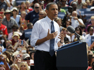 President Obama argued in Mansfield, Ohio, that he was the true defender of middle-class voters. President Obama argued in Mansfield, Ohio, that he was the true defender of middle-class voters.