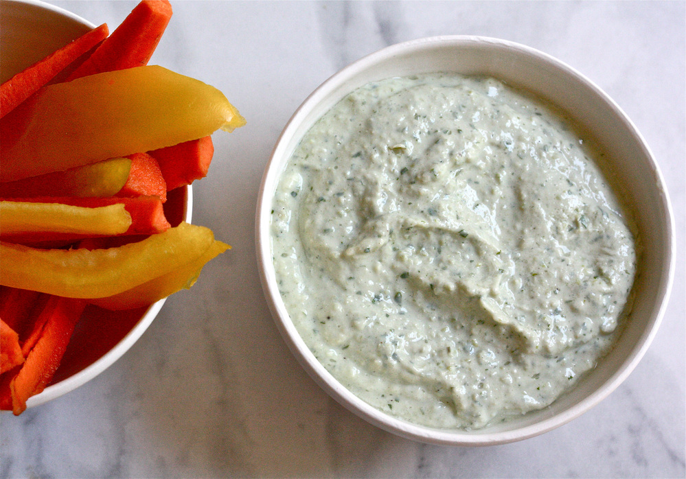 Edamame Herbed Tofu Dip
