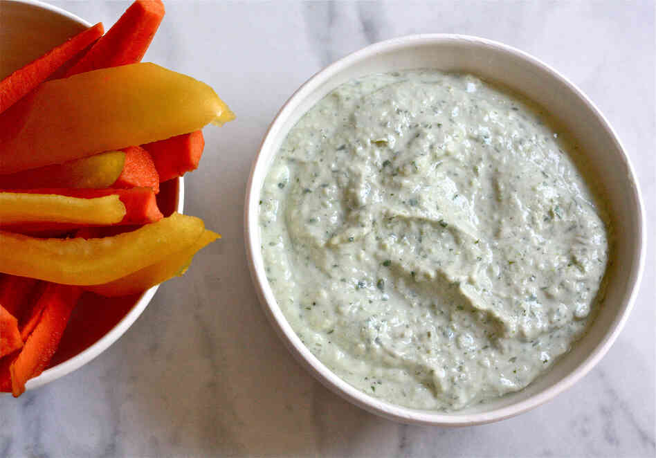 Edamame Herbed Tofu Dip