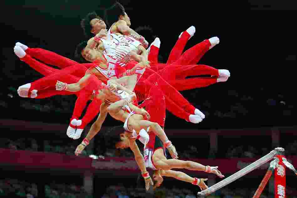 Yusuke Tanaka of the Japanese gymnastics team
