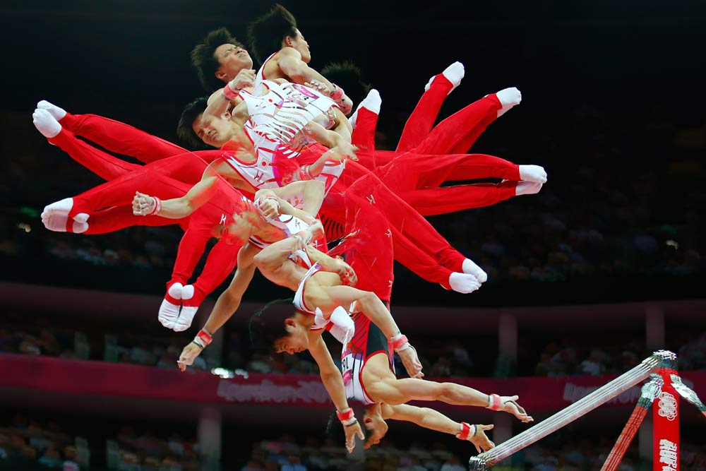 Yusuke Tanaka of the Japanese gymnastics team