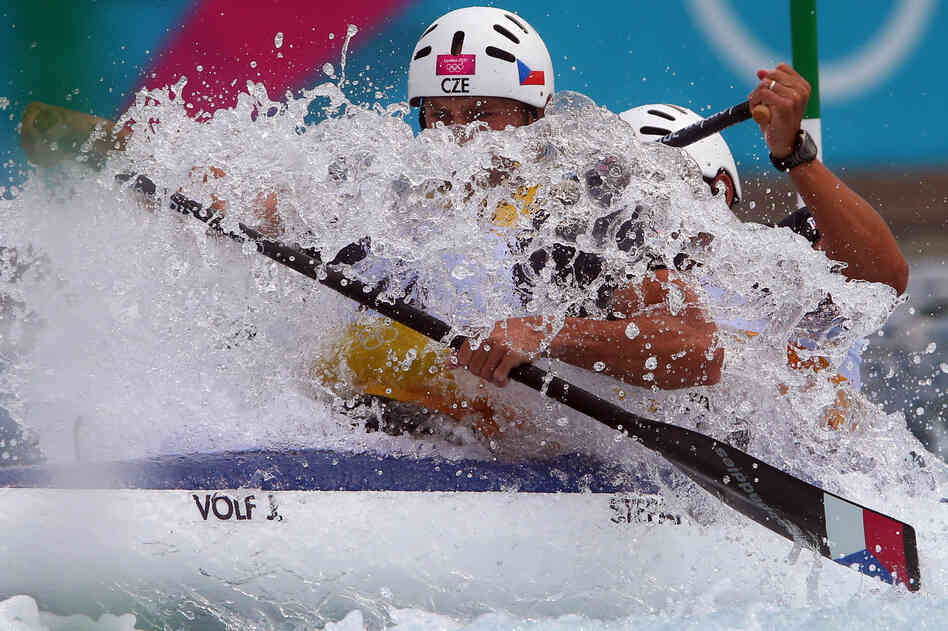 Canoe Slalom, a sport which exists.