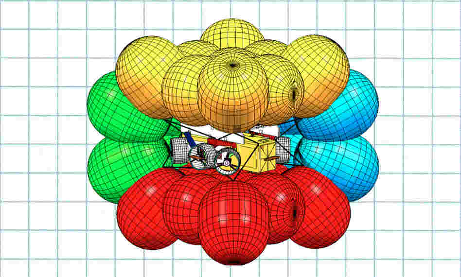 Airbags: They don't work because Curiosity is much heavier than past rovers.