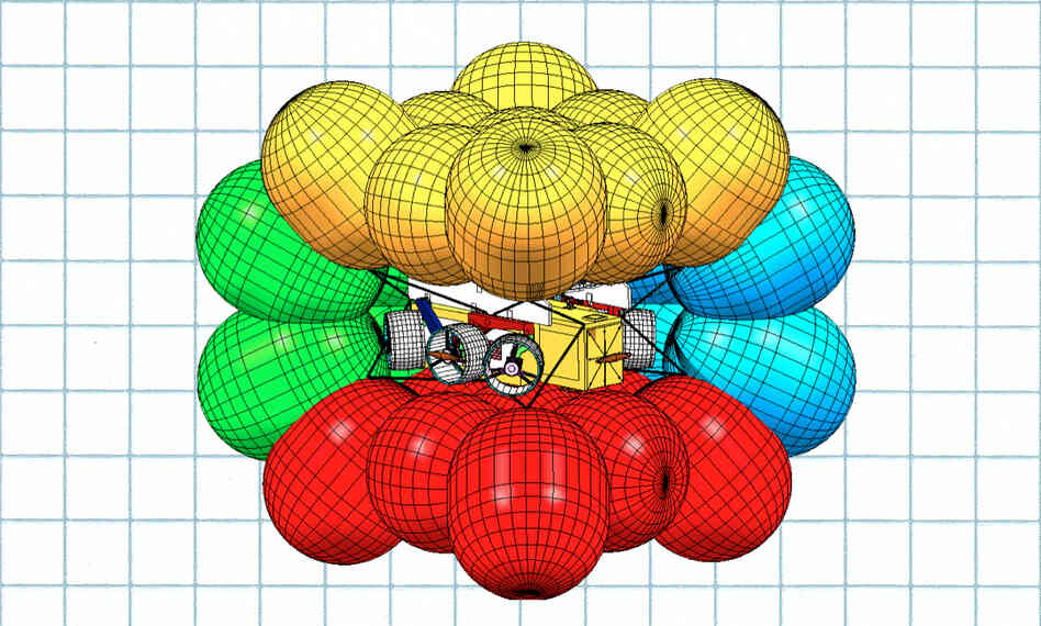 Airbags: They don't work because Curiosity is much heavier than past rovers.