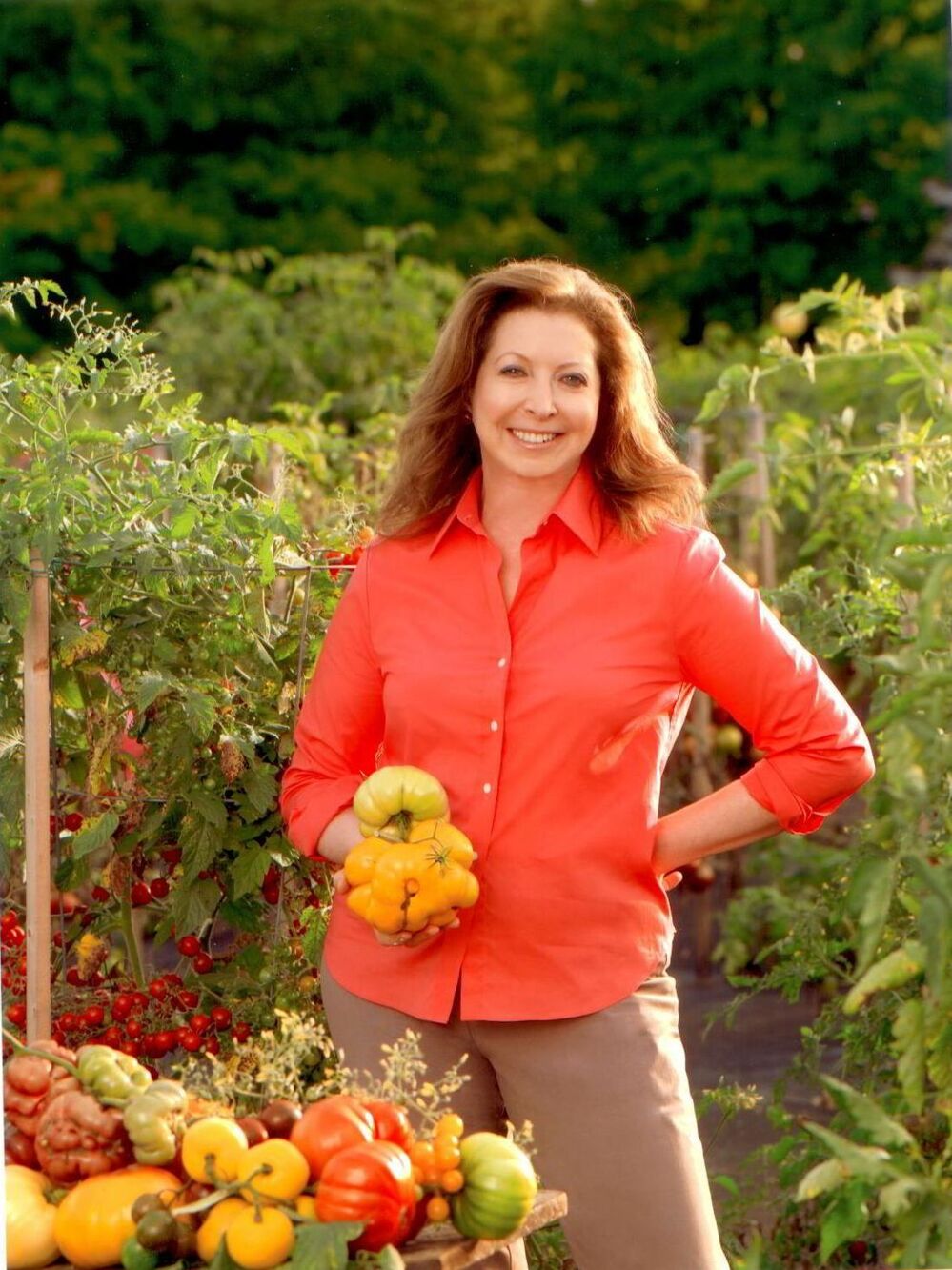 Amy Goldman, known for her gardens and her illustrated coffee-table books about plants, has donated $1 million to a pro-Obama superPAC.