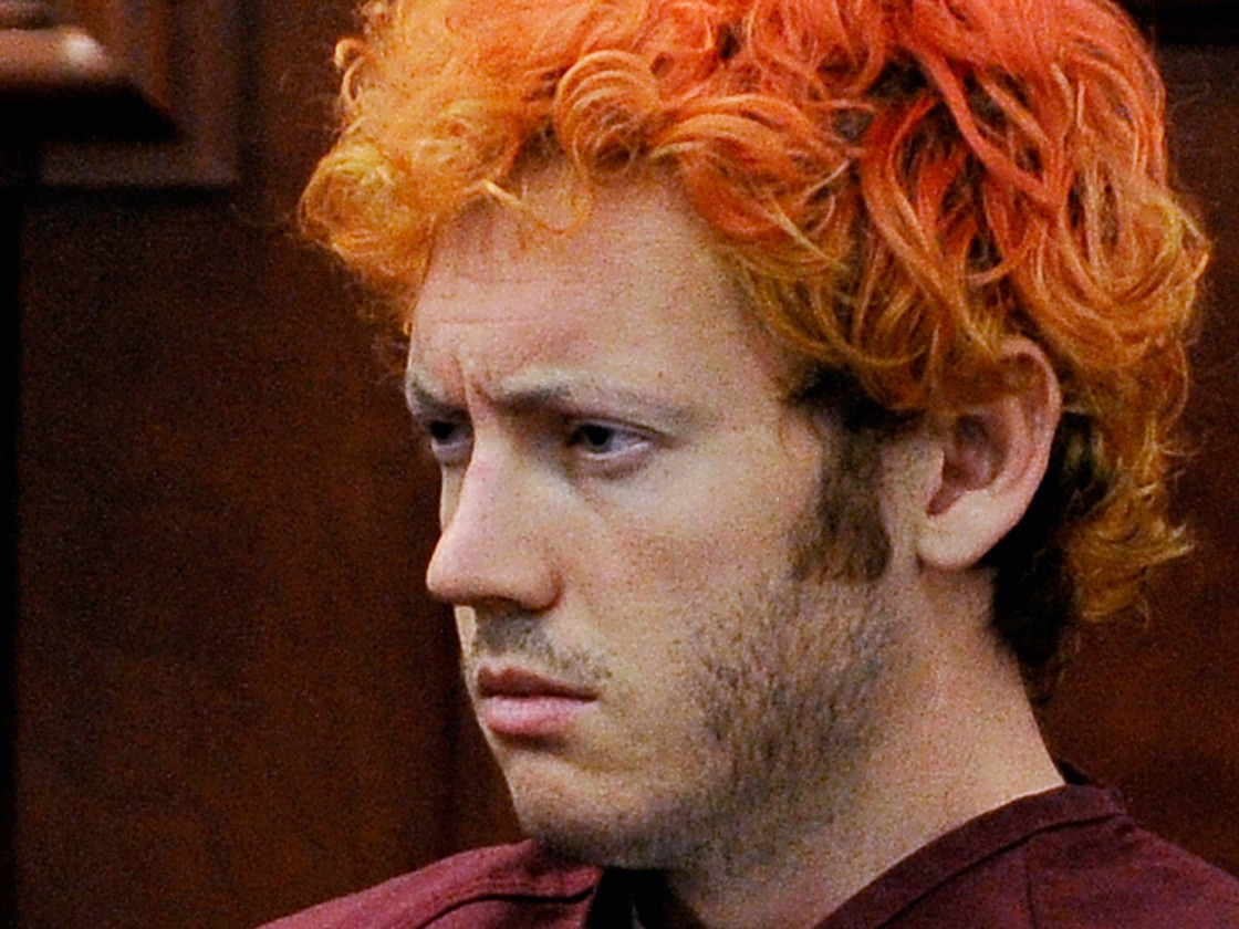 James Holmes, who's accused of killing 12 people and wounding 58.