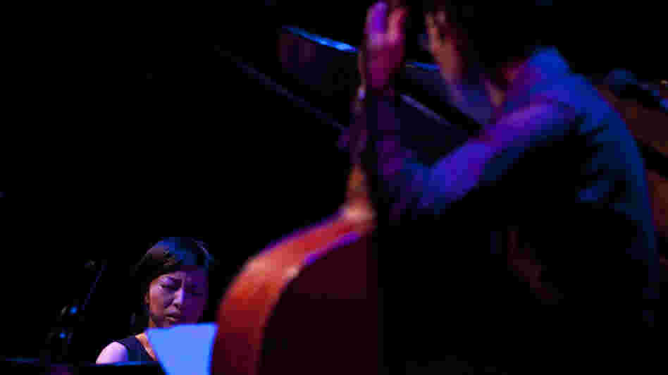 Chihiro Yamanaka performs at the Kennedy Center during the Mary Lou Williams Women in Jazz Festival.