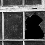 Broken window.