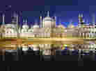 The famous Brighton Pavilion by night. The famous Brighton Pavilion by night.