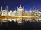 The famous Brighton Pavilion by night. The famous Brighton Pavilion by night.