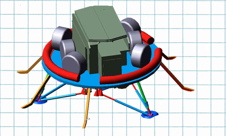 Legs. Too unstable; rover will tip over.