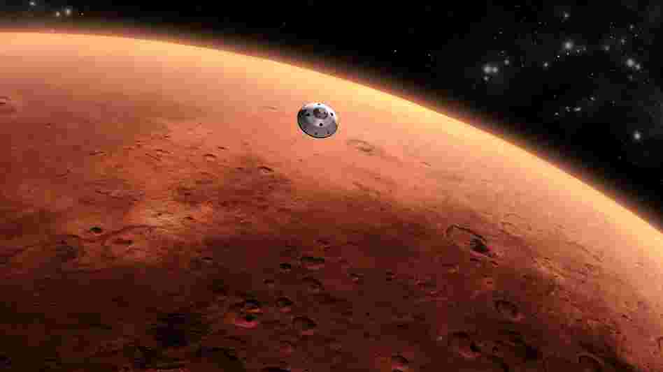 The Mars Science Laboratory spacecraft will approach Mars at 13,000 mph. The entry, descent and landing process has to guide it to a soft landing.