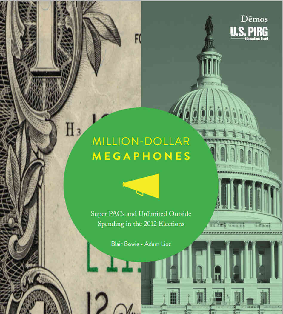civer of U.S. PIRG - Demos report on campaign money.