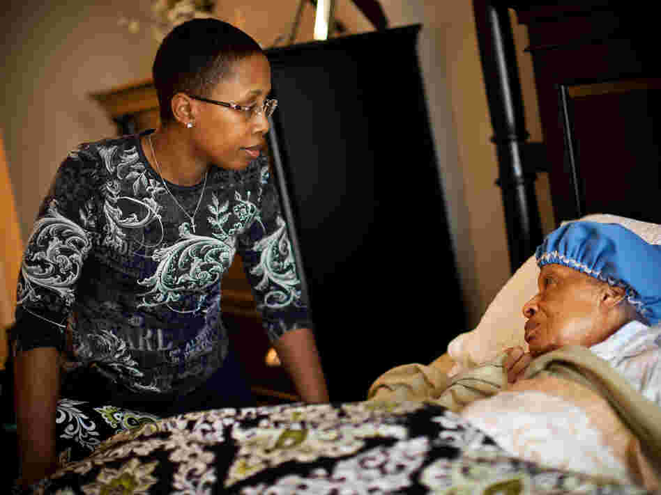 Ida, who has dementia, needs around-the-clock care. Geneva's daughter, Yolanda Hunter, quit her lucrative job to become Ida's full-time caregiver. "My daughter is a fantastic individual," Geneva says of Yolanda. "She said to me we are in this together ... and I don't know what I would have done without her."