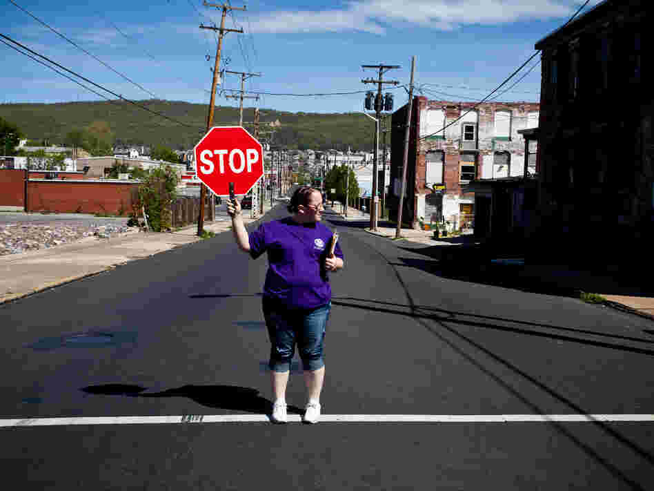 Jennifer Stepp, 29, lives in Reading, Pa., and is raising three children by herself. Like 14 million other single mothers in America, she lives below the poverty line.