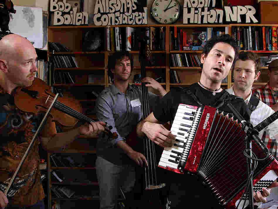 Rana Santacruz and band mates during their Tiny Desk Concert September 17, 2010.